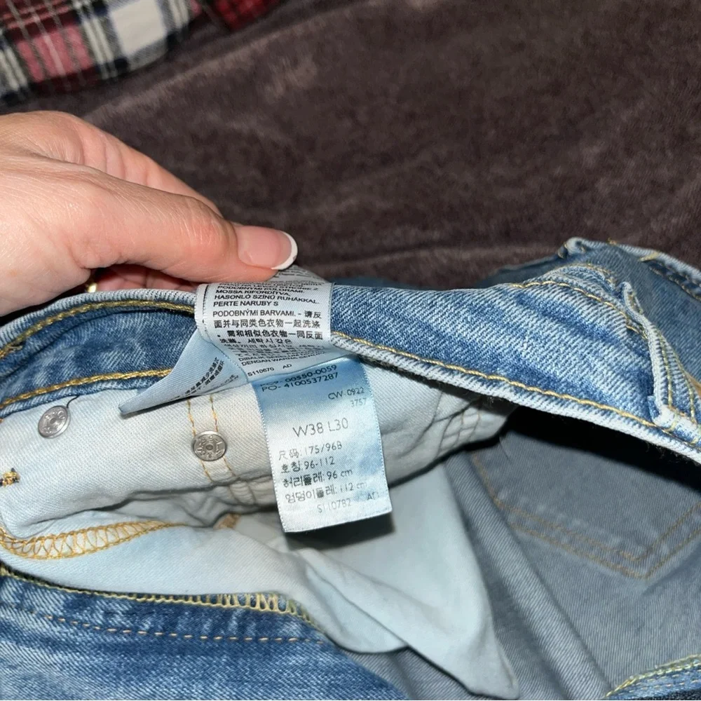 Levi's Light Blue Relaxed Men's Jeans 550 W38 X L30‎